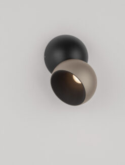 Плафониера Nova Luce LUSA 9088223 черен детайл 7