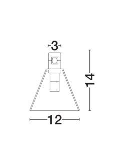 Магнитно тяло Nova Luce DECORATIVE MAGNETIC 9090290 златен детайл 2