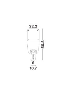 Улично тяло Nova Luce TANO 9090750 черен детайл 4