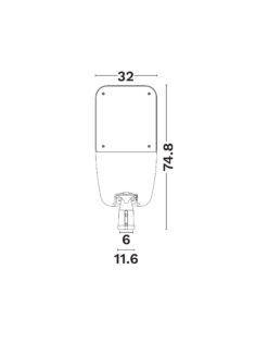 Улично тяло Nova Luce TANO 9090752 черен детайл 4
