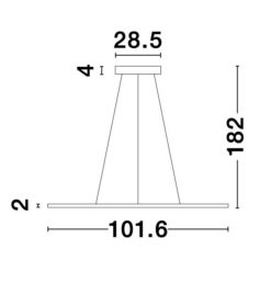 Полилей Nova Luce ODERICK 9100145 черен детайл 4