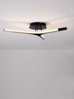 Плафониера Nova Luce NUE 9100146 черен детайл 4