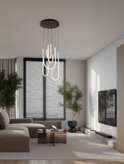 Полилей Nova Luce TOPAZ 9100150 черен