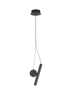 Полилей Nova Luce VERO 9100154 черен в интериор