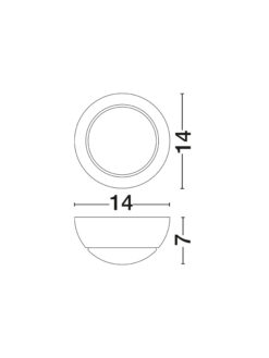 Аплик Nova Luce ODIN 910162 черен детайл 4