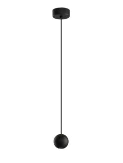 Пендел Nova Luce NOCCI 9103212 черен в интериор