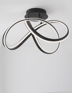 Плафониера Nova Luce TRUNO 9104712 черен детайл 2