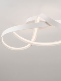 Плафониера Nova Luce OLIA 9104713 бял детайл 4
