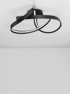 Плафониера Nova Luce OLIA 9104714 черен детайл 2