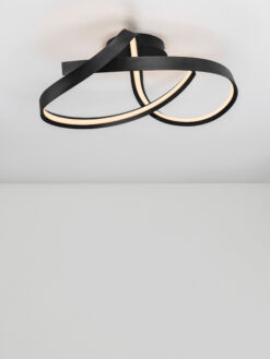 Плафониера Nova Luce OLIA 9104714 черен детайл 3