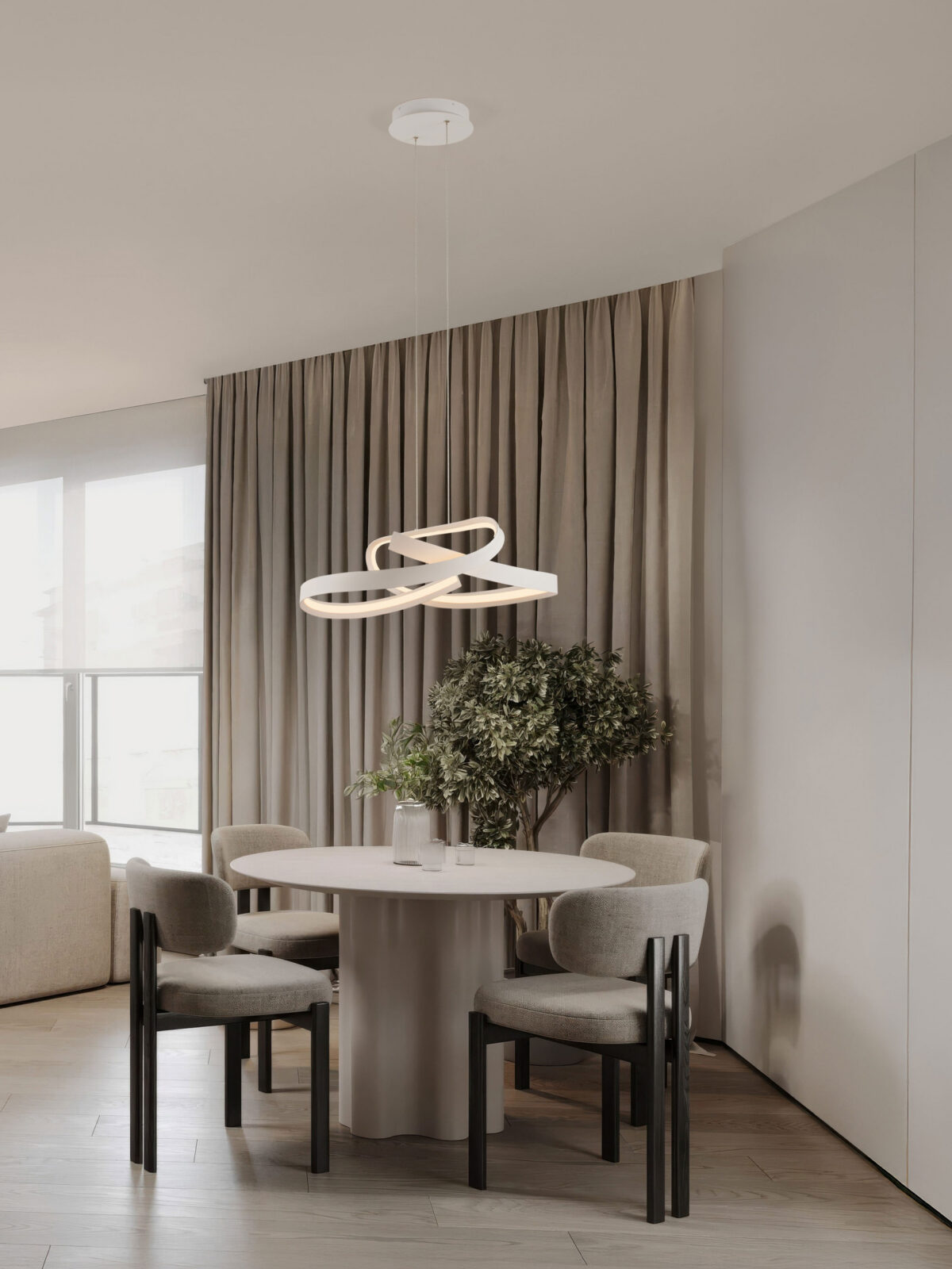 Полилей Nova Luce OLIA 9104715 бял