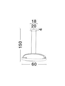 Полилей Nova Luce OLIA 9104716 черен детайл 6