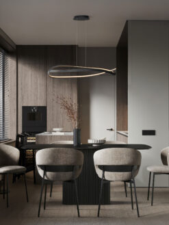 Полилей Nova Luce OLIA 9104718 черен
