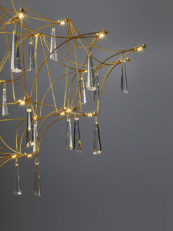Полилей Nova Luce GORO 9116820 златист детайл 4