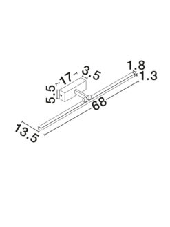 Аплик за баня Nova Luce MAREL 9117308 хром детайл 7