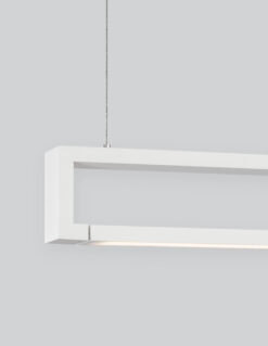 Плафониера Nova Luce LINE 9117338 бял детайл 2