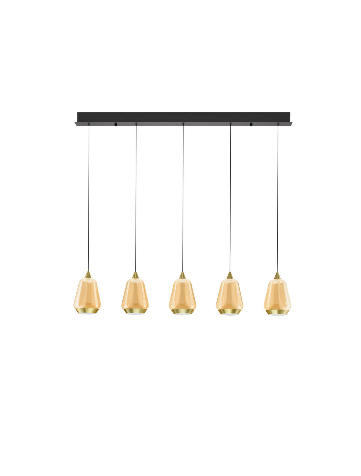 Полилей Nova Luce ALISH 9124100 черен в интериор