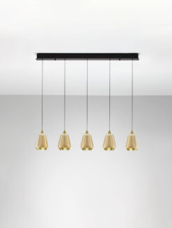 Полилей Nova Luce ALISH 9124100 черен детайл 2