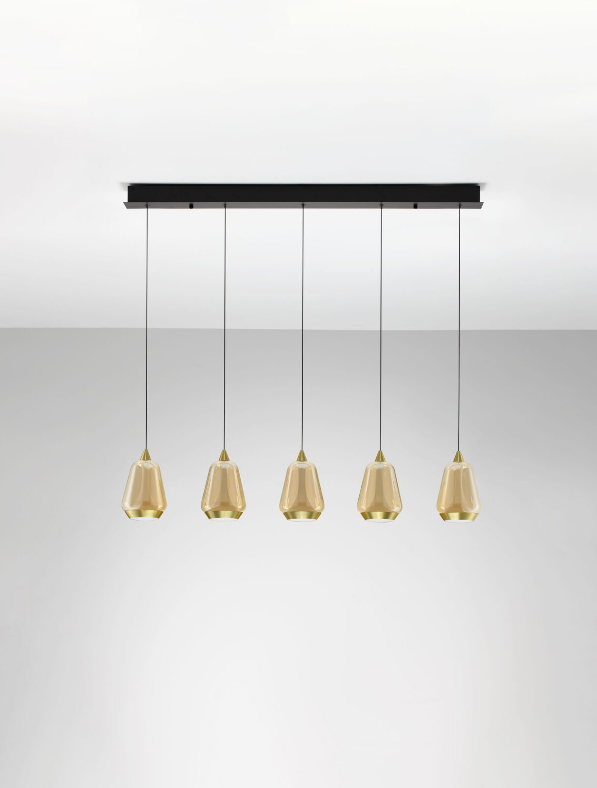 Полилей Nova Luce ALISH 9124100 черен детайл 2