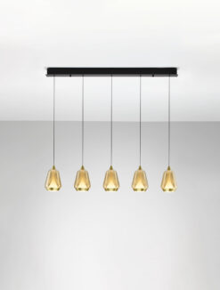 Полилей Nova Luce ALISH 9124100 черен детайл 3