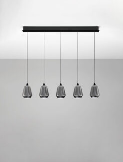 Полилей Nova Luce ALISH 9124101 черен детайл 2