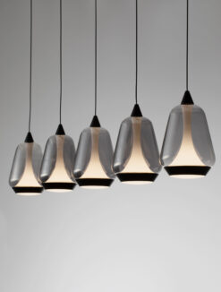 Полилей Nova Luce ALISH 9124101 черен детайл 4