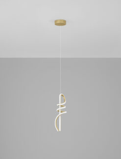 Пендел Nova Luce SOLINE 9124102 златист детайл 2