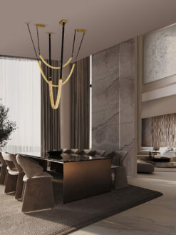 Полилей Nova Luce LAZURA 9124107 черен