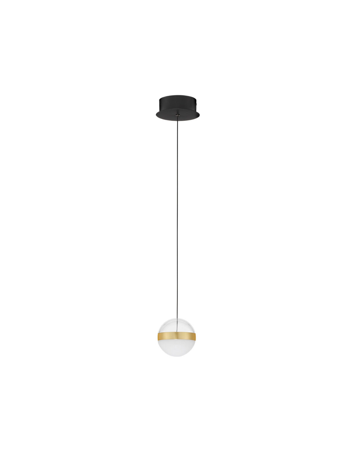 Пендел Nova Luce ALAZ 9124117 черен в интериор