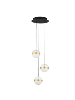 Полилей Nova Luce ALAZ 9124118 черен в интериор