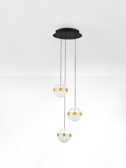 Полилей Nova Luce ALAZ 9124118 черен детайл 2