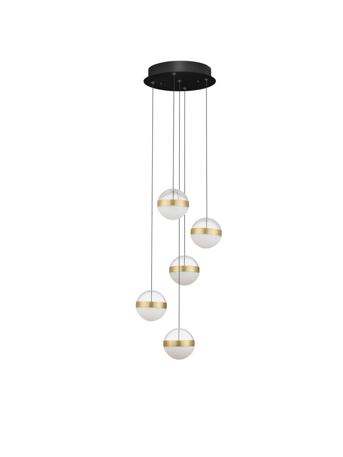 Полилей Nova Luce ALAZ 9124119 черен в интериор