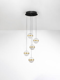 Полилей Nova Luce ALAZ 9124119 черен детайл 2