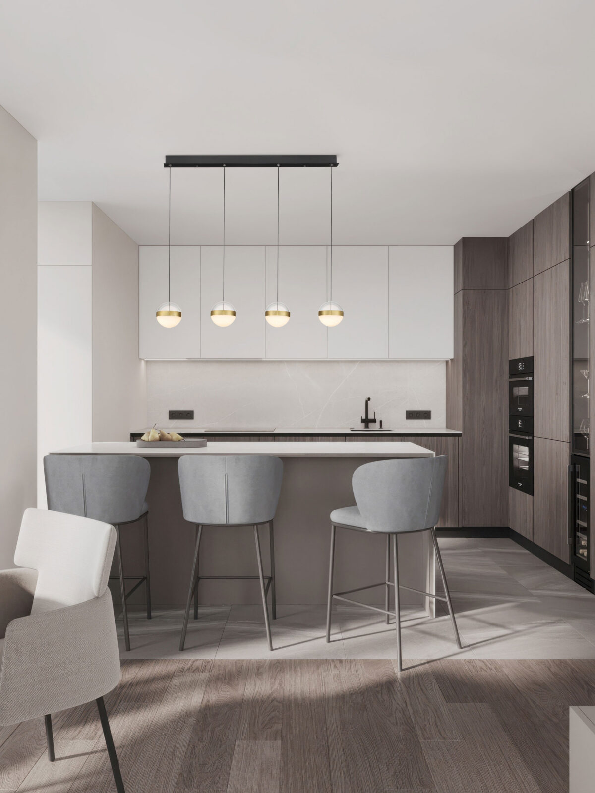 Полилей Nova Luce ALAZ 9124120 черен