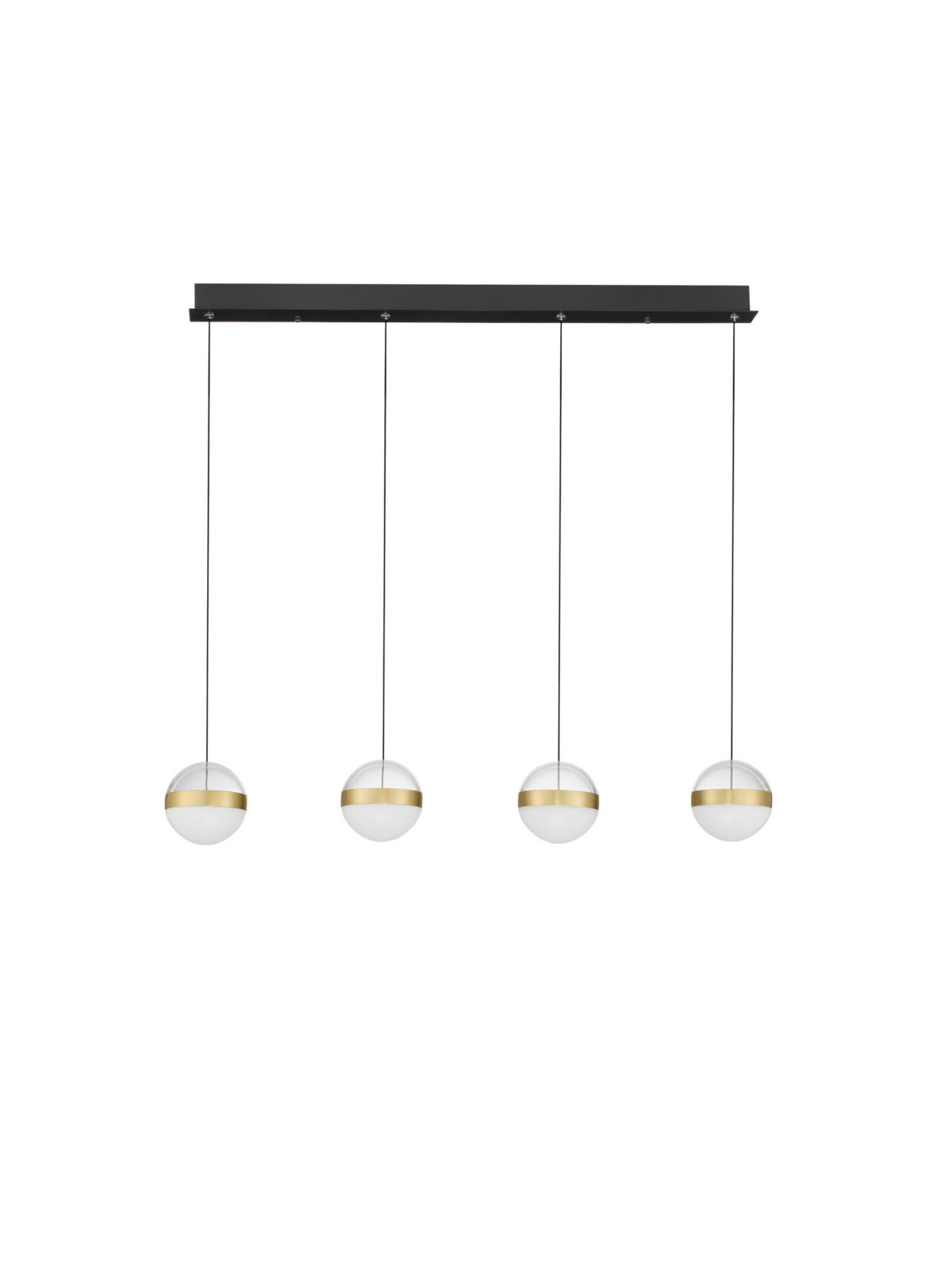Полилей Nova Luce ALAZ 9124120 черен в интериор