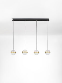 Полилей Nova Luce ALAZ 9124120 черен детайл 2