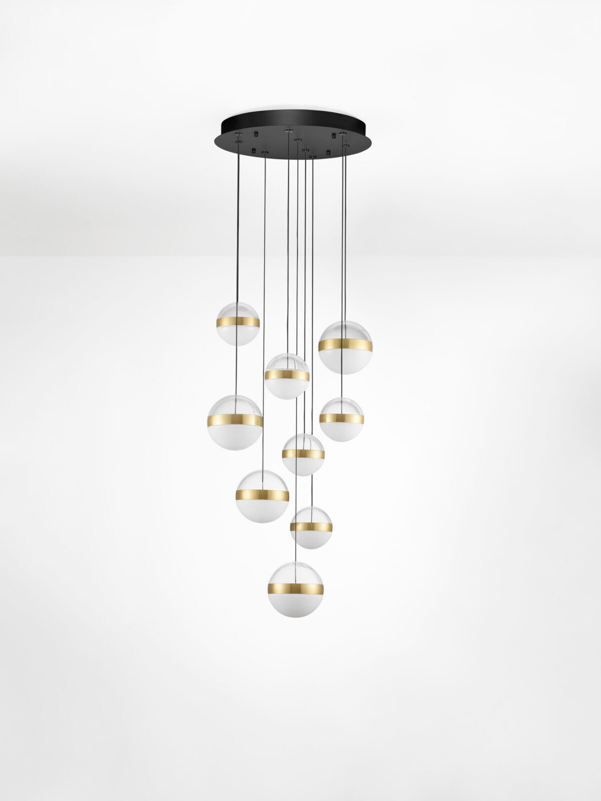 Полилей Nova Luce ALAZ 9124121 черен детайл 2