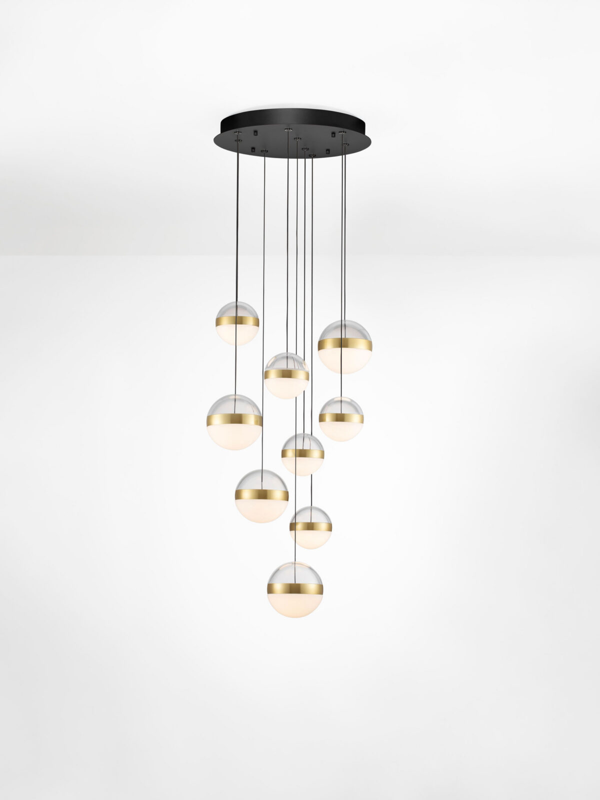 Полилей Nova Luce ALAZ 9124121 черен детайл 3