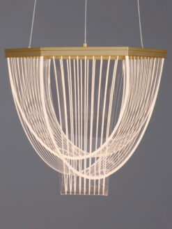 Пендел Nova Luce VALENTIN 9130636 златист детайл 4
