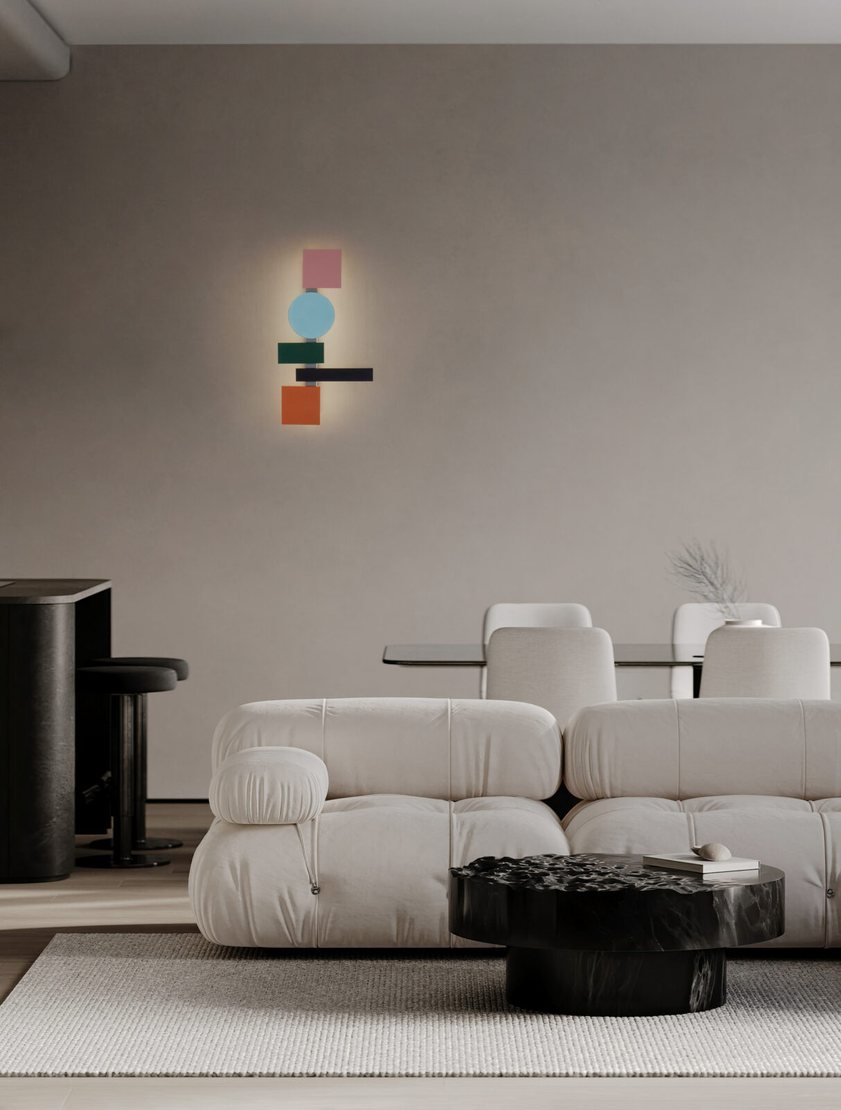 Аплик Nova Luce MARGOT 9130641 сив