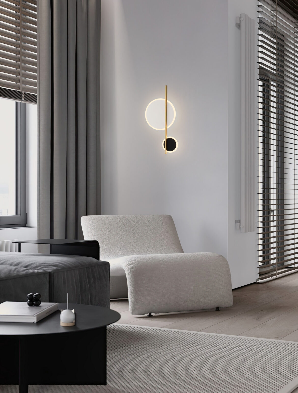 Аплик Nova Luce OTTILIE 9130642 черен