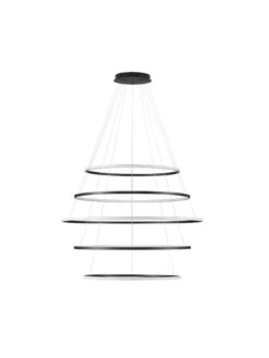 Полилей Nova Luce MAELO 9130643 черен в интериор
