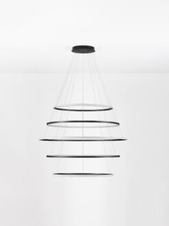 Полилей Nova Luce MAELO 9130643 черен детайл 2