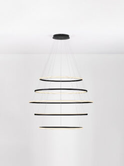 Полилей Nova Luce MAELO 9130643 черен детайл 3