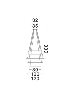 Полилей Nova Luce MAELO 9130643 черен детайл 5