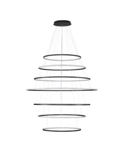 Полилей Nova Luce MAELO 9130644 черен в интериор