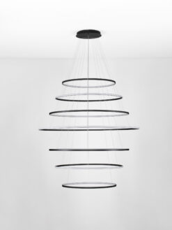 Полилей Nova Luce MAELO 9130644 черен детайл 2
