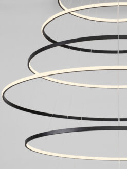 Полилей Nova Luce MAELO 9130644 черен детайл 5