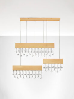 Полилей Nova Luce CRISTA 9130646 златист детайл 2