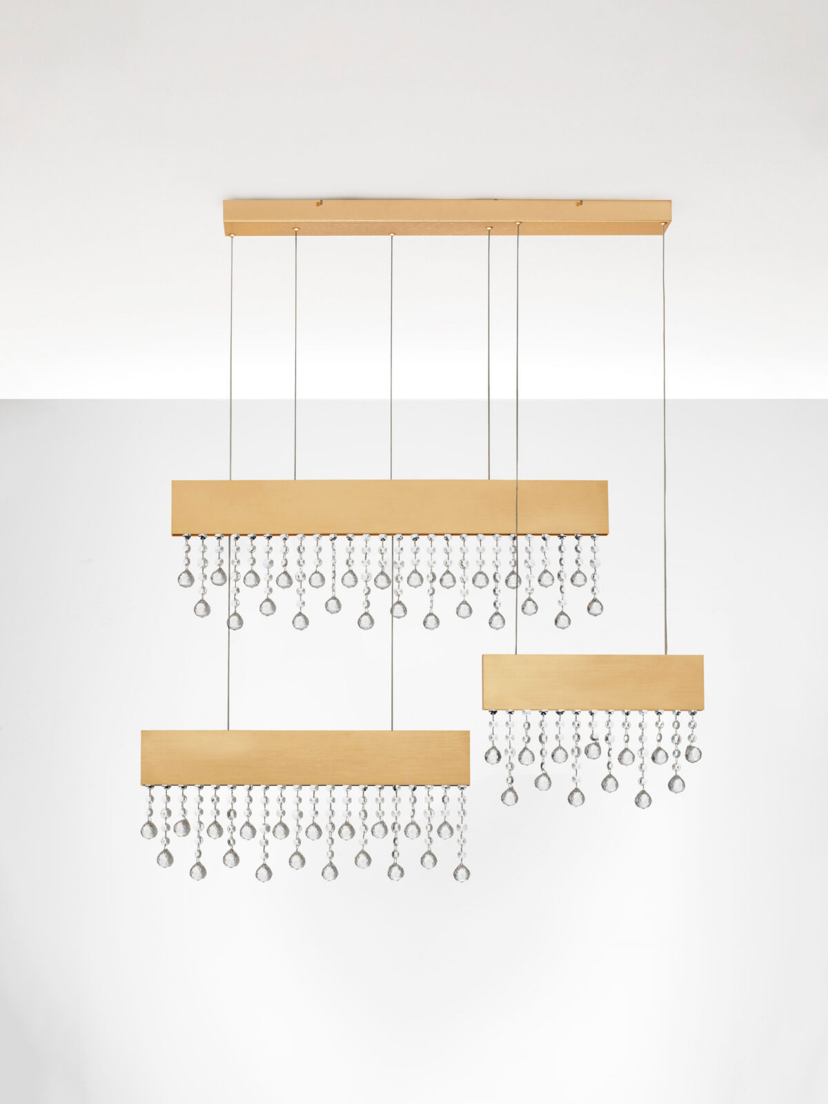 Полилей Nova Luce CRISTA 9130646 златист детайл 2